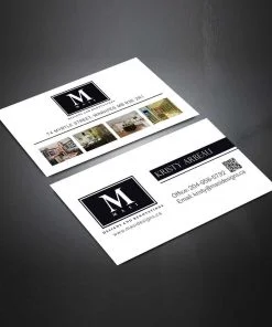 Alternative view of Silk/Soft Lamination Business Cards