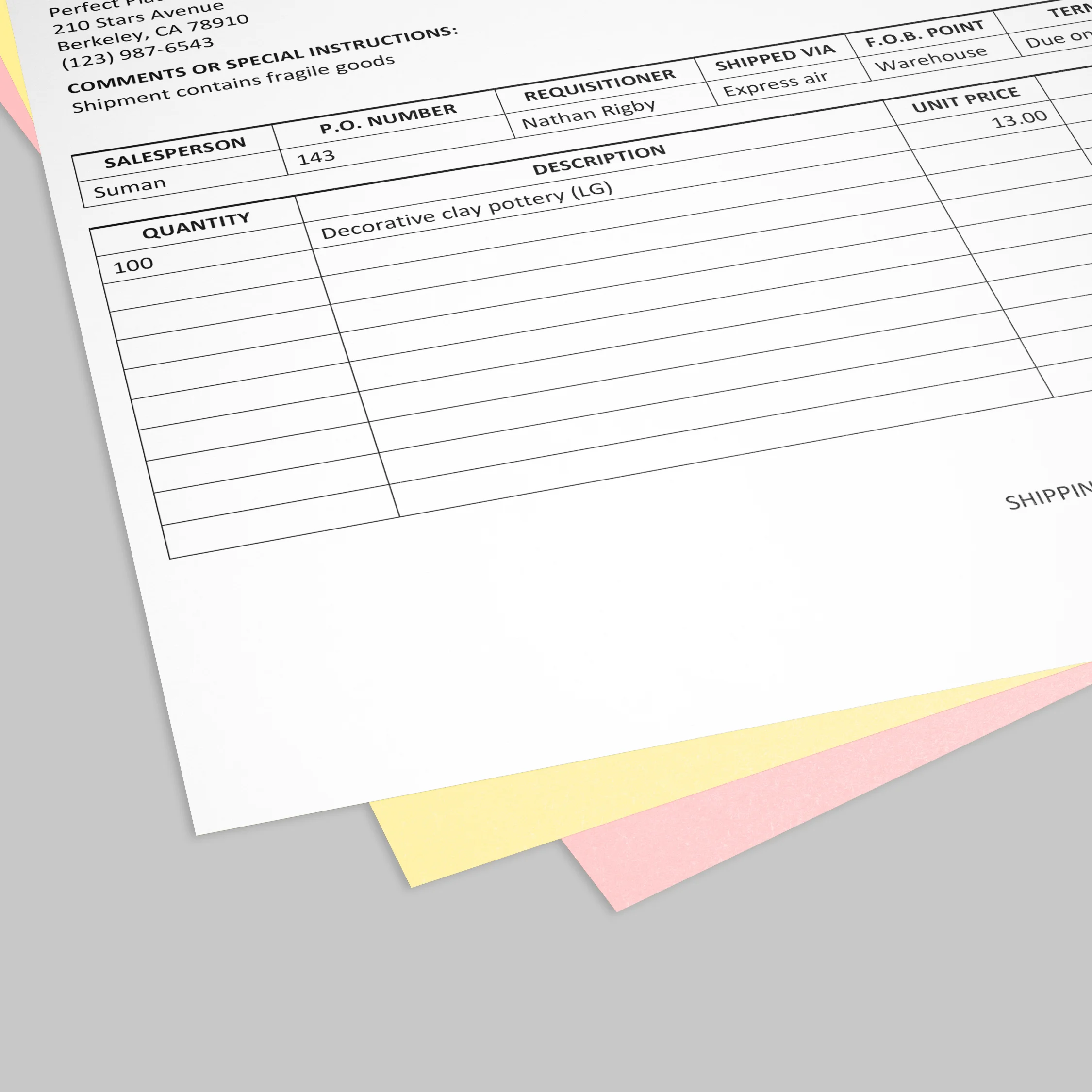 NCR Forms 1 NCR Forms