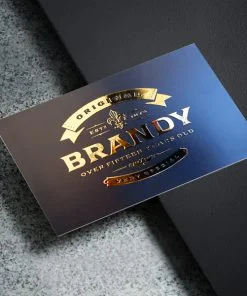 Raised Foil Business Cards